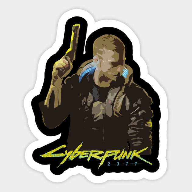 Cyberpunk 2077 console graphics :D Sticker by Peolink